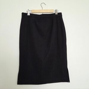 Anthropologie The Essential Black Pencil Skirt Size 10